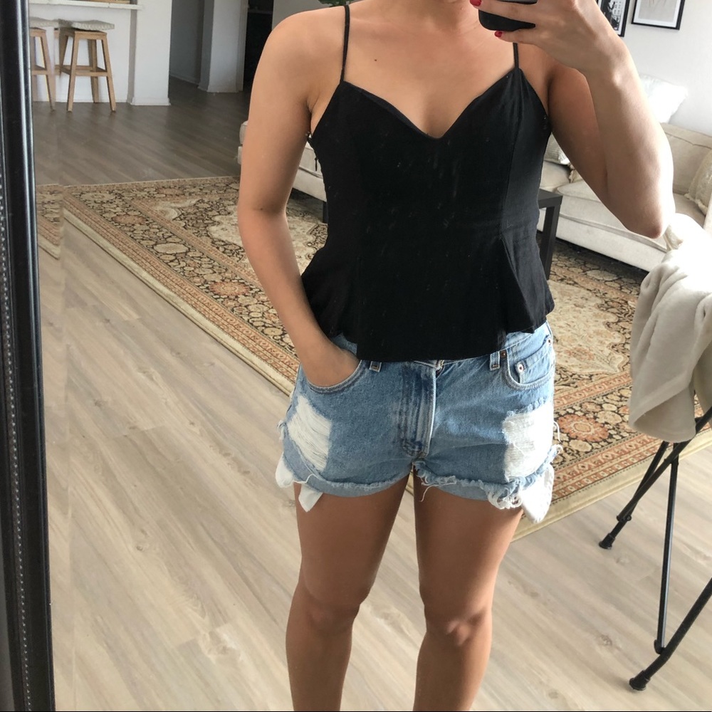 Zara Black Blouse